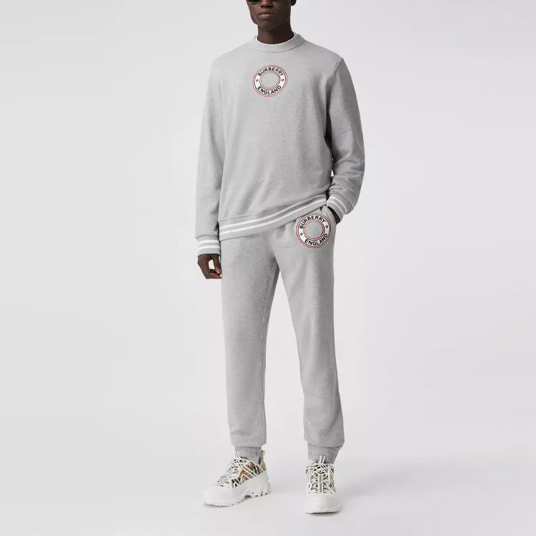 Burberry Casual Pants Men's Light Heather Gray-1