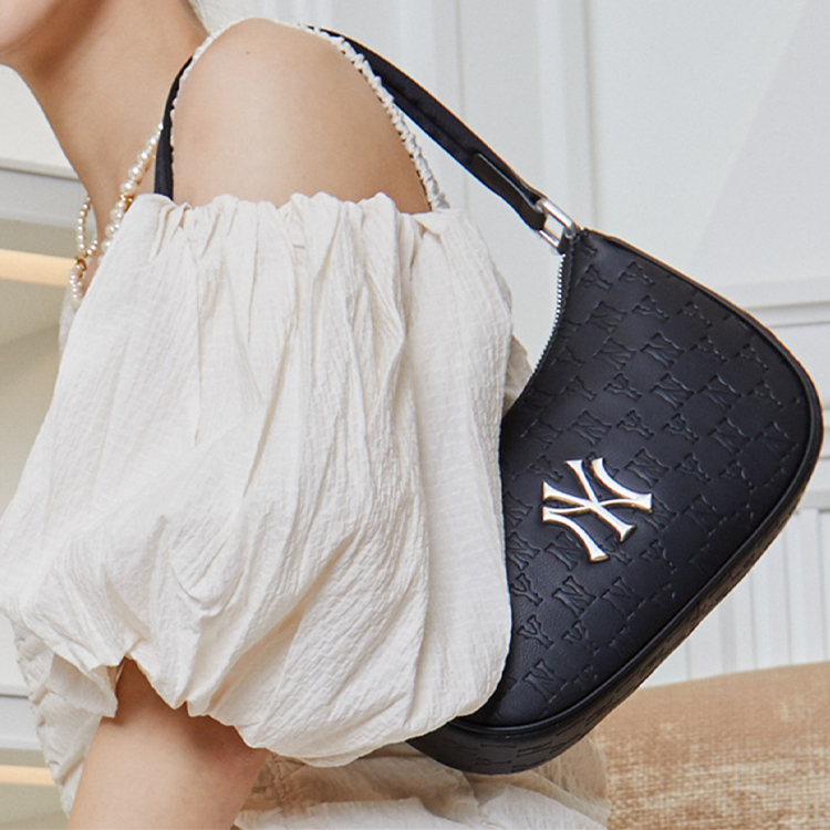MLB Monogram Collection Artificial Leather Shoulder Bag