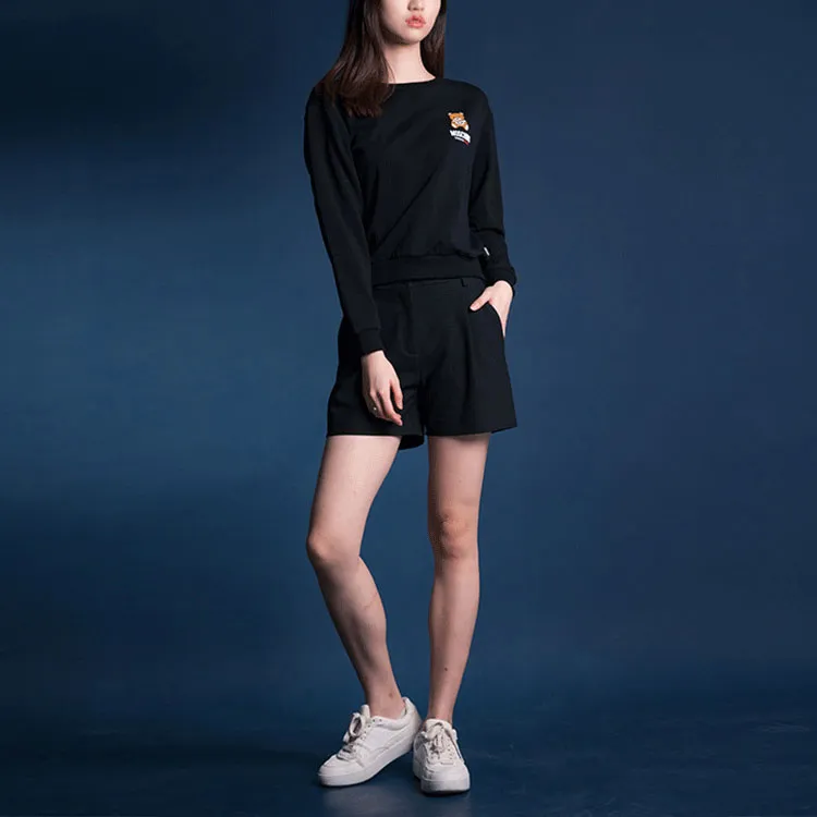MOSCHINO FW21 Sweatshirt Women's Black-1