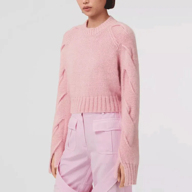 Burberry Loose Fit Sweater Women's Pink-1