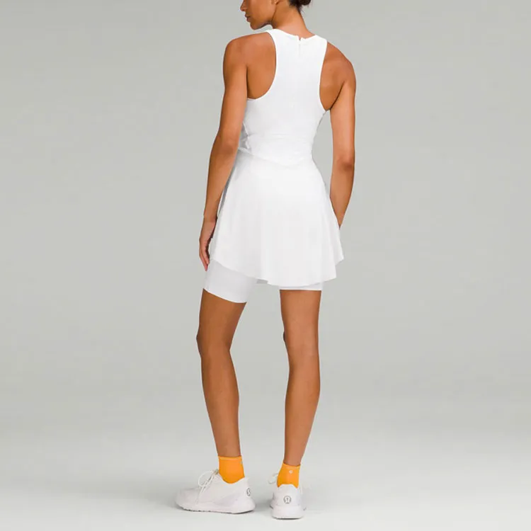 Lululemon Sleeveless Dresses Women's White-2