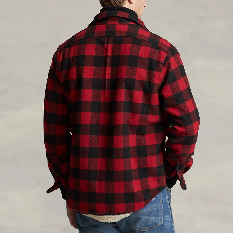 Polo Ralph Lauren Jackets Men Black Red-3