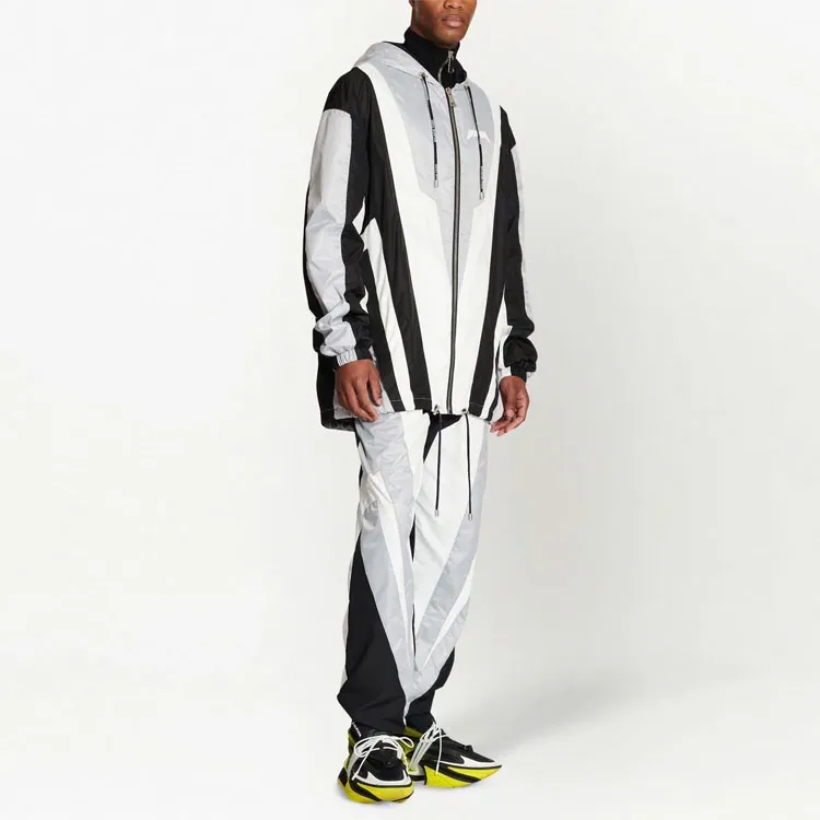 BALMAIN Logo patch Panelled Jacket-1