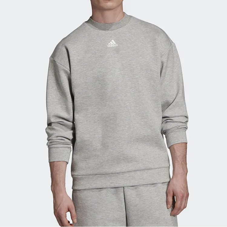 Adidas Sweatshirt Men's Medium Heather Gray-2