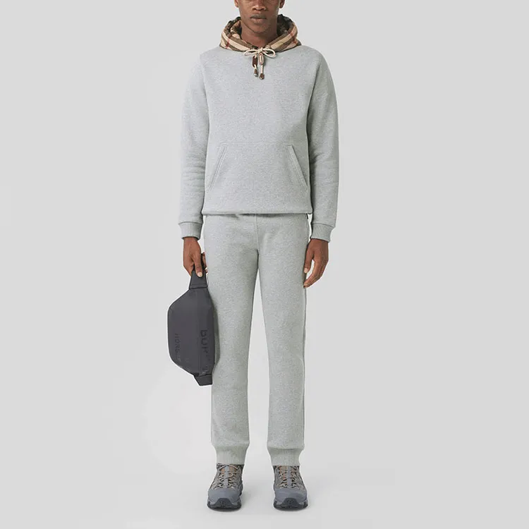Burberry Jogger With Check Side Panels-2