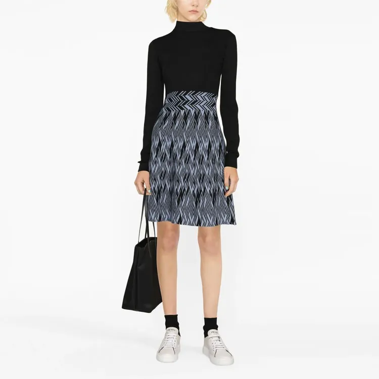 EMPORIO ARMANI Long Sleeved Dresses Women's Black-1
