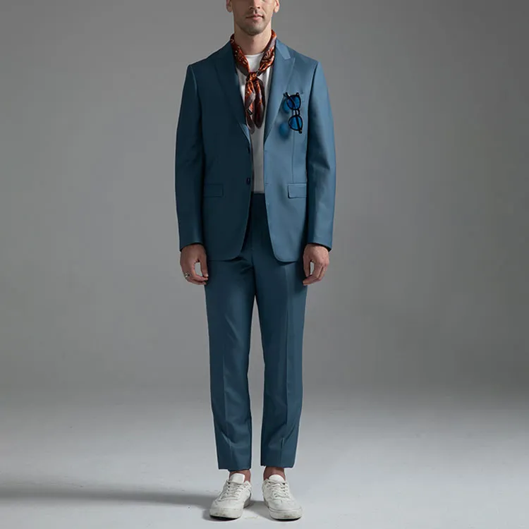 LIU·JO UOMO Casual Pants Men's Peacock Blue-2