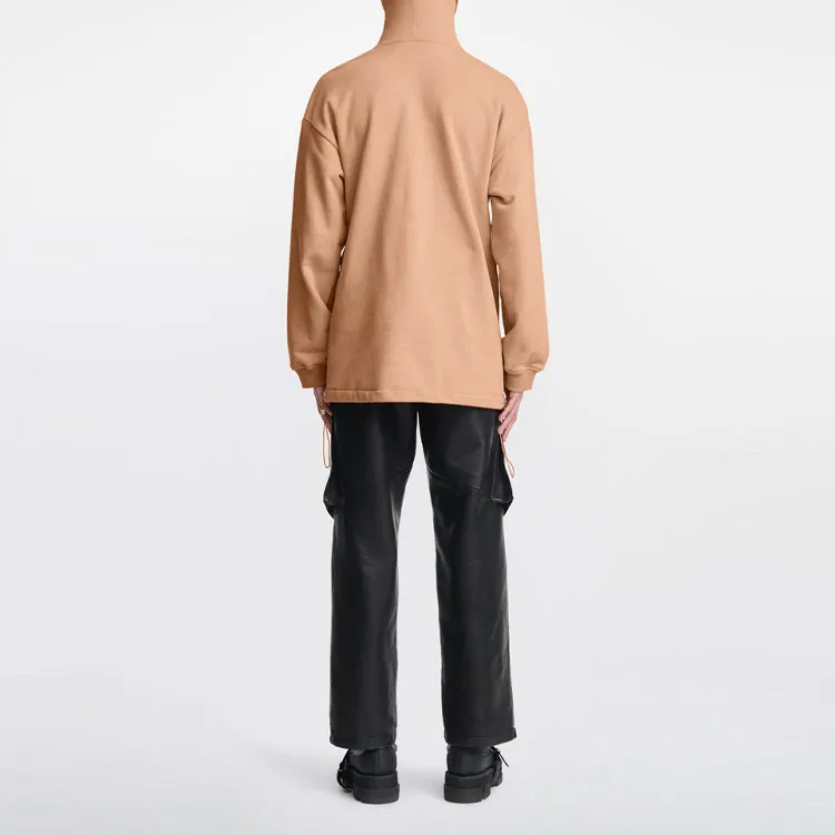 DION LEE Interlock Mask Drawstring Hoodie-3