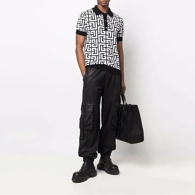 BALMAIN Polo Shirts Men White-1