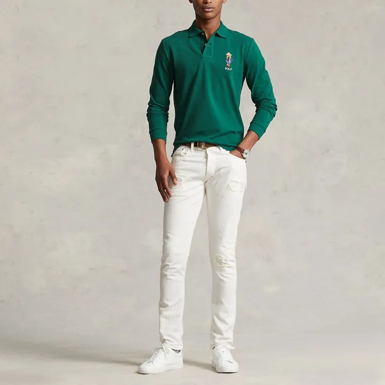 Polo Ralph Lauren Polo Shirts Men Green-2