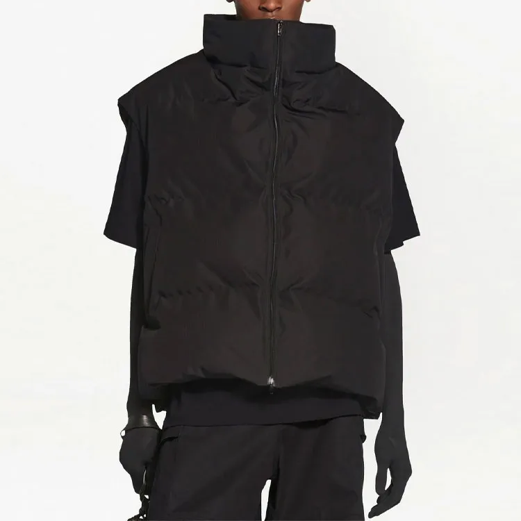 Balenciaga FW22 Vest Loose Fit Style Men's Black-5
