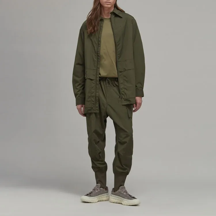 Y 3 Casual Pants Men Green-1