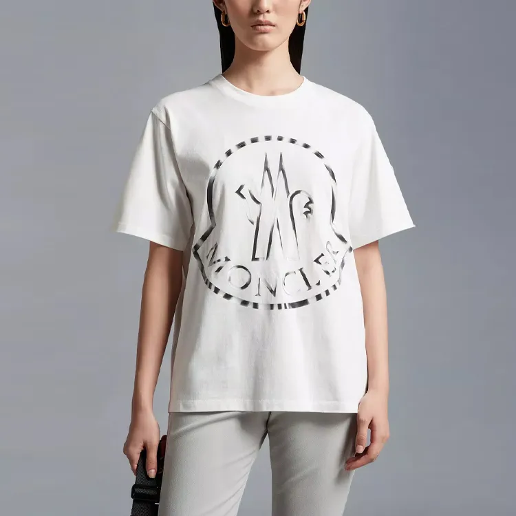 Moncler Logo Printed Crewneck T Shirt-1