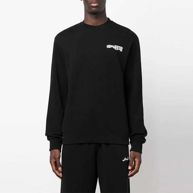 OFF WHITE Sweatshirts Men Black-1