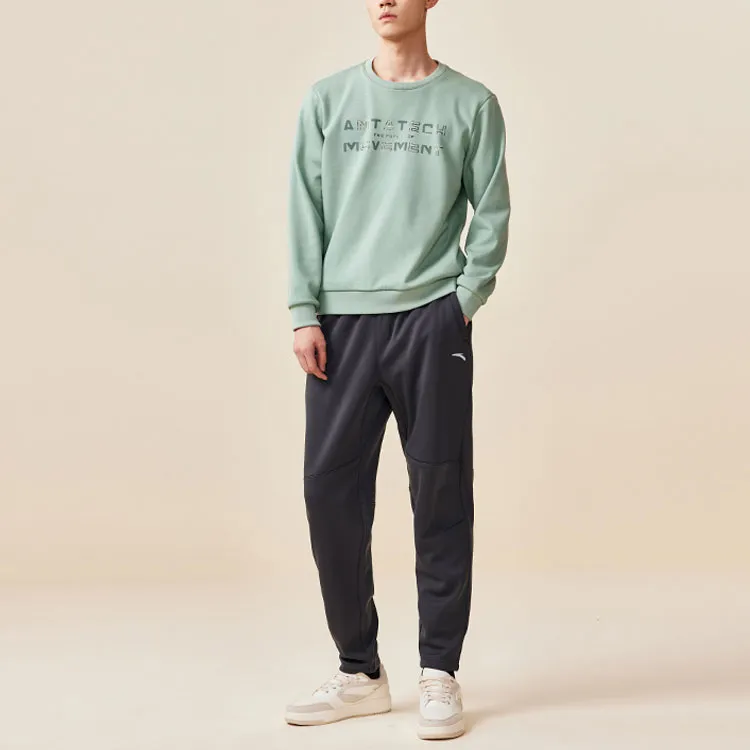 Anta Variety Training Collection Sweatshirt Men's Green-5