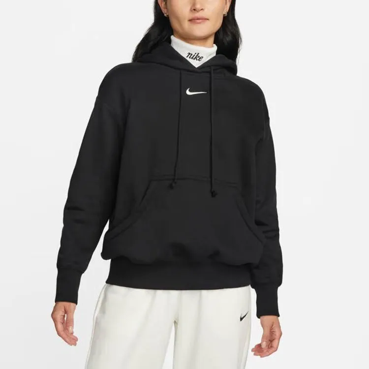 Nike Embroidered logo Cotton Hoodie-1