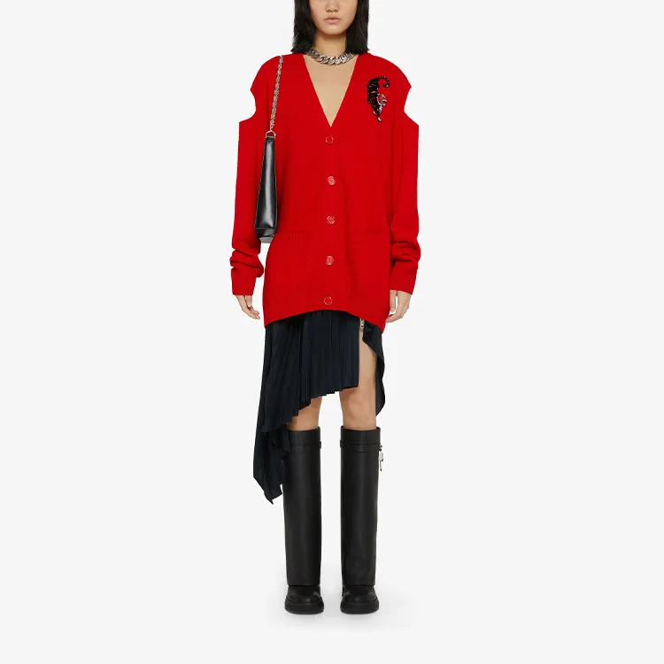 Givenchy Cashmere Sweaters Women's Red-1