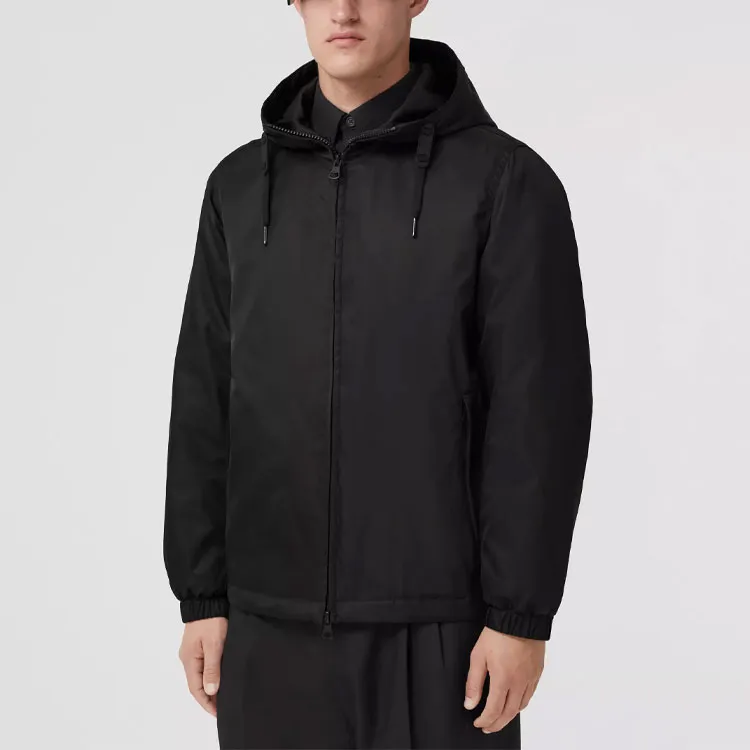 Burberry Ekd Print Nylon Hooded Jacket-1