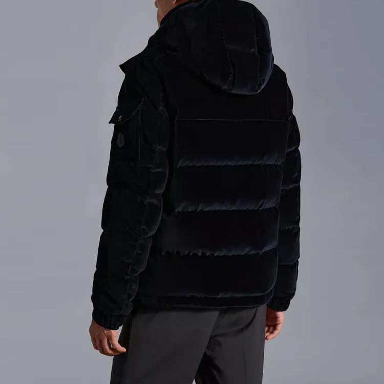 Moncler Down Jackets Men Navy Blue-2