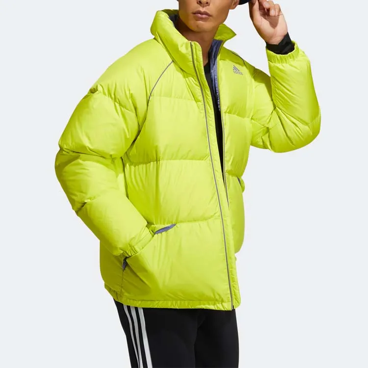 Adidas Down Jacket Winter Men's Green Yellow-4
