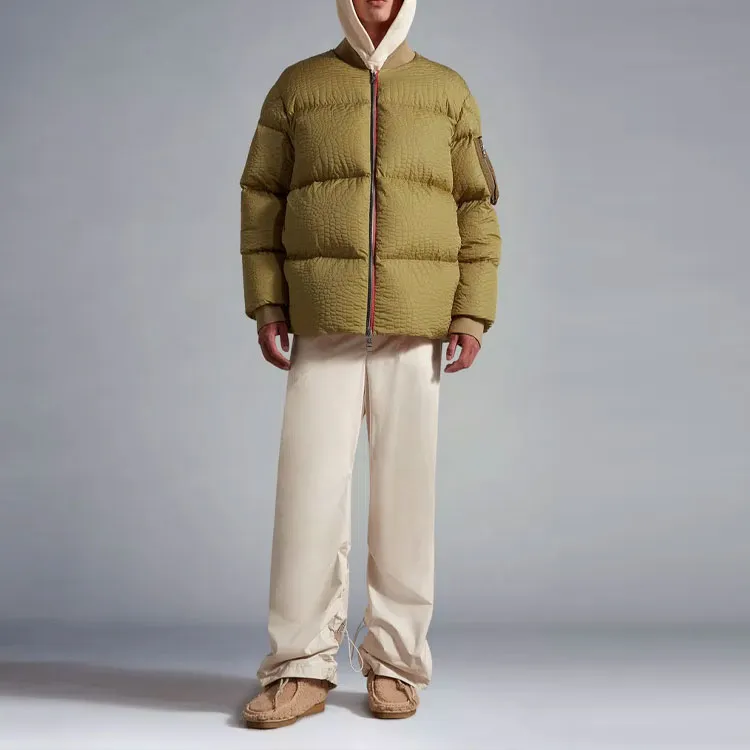 Moncler Down Jackets Men Olive Green-1