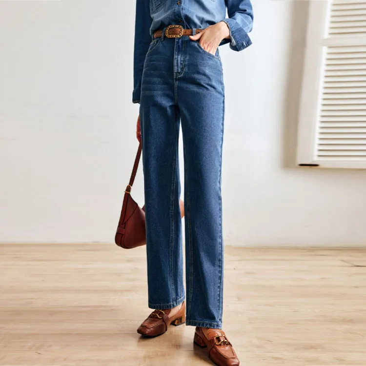 Olrain FW22 Jeans Women's Denim Blue-1