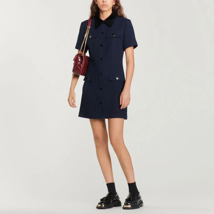 Sandro Short Sleeved Dress Women's-1