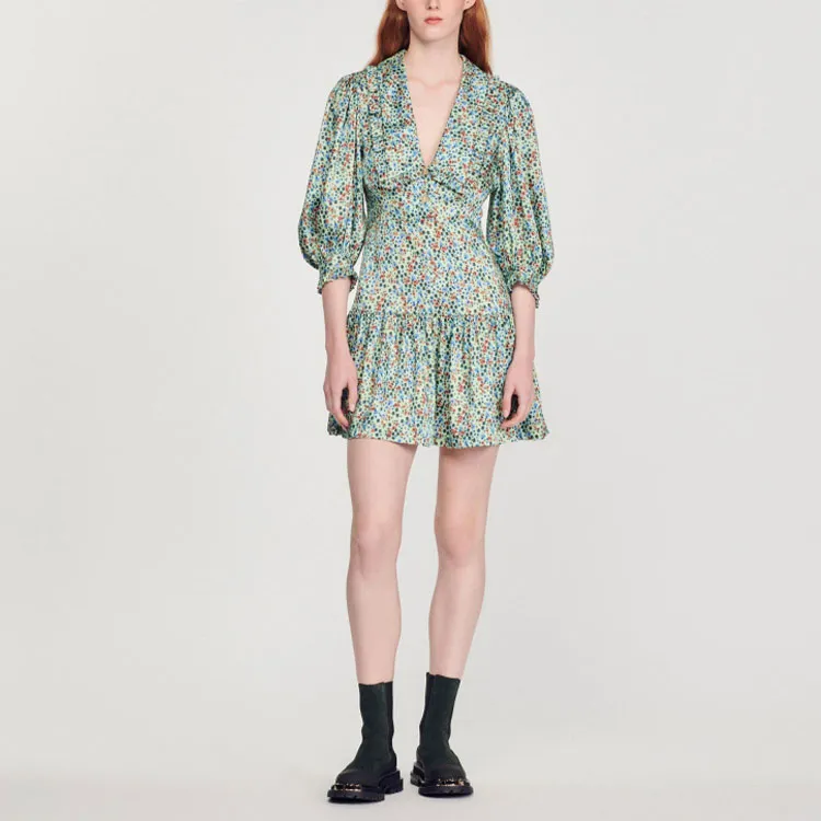 Sandro Long Sleeved Dress Women's-1