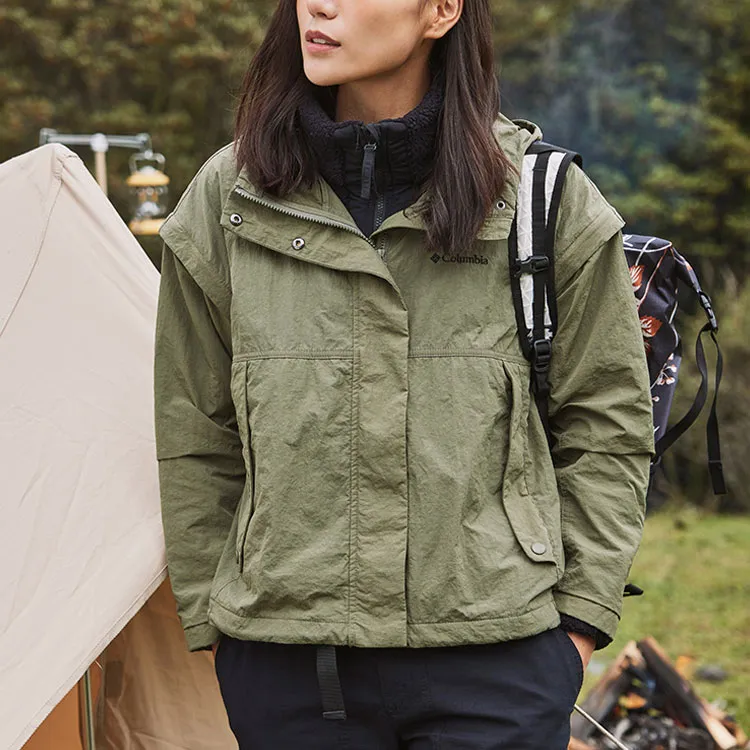 Columbia Puffer Jacket Women's Green-6