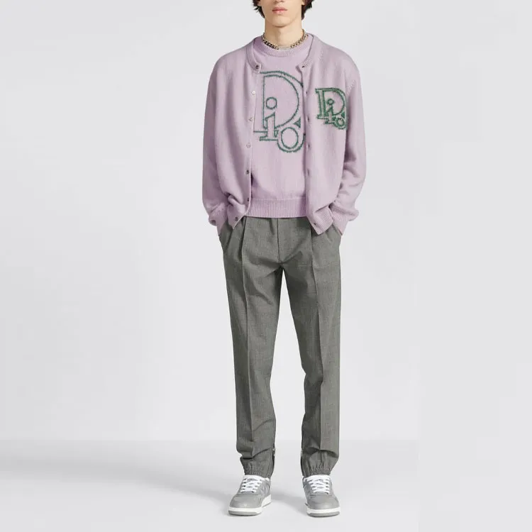 DIOR SS23 Cashmere Sweater Men's Light Purple-2