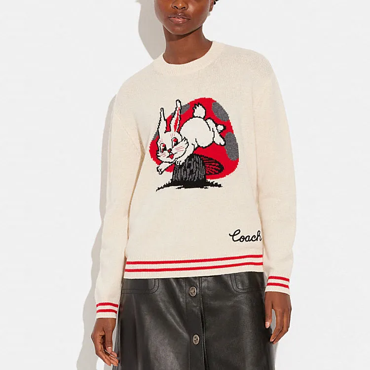COACH x WHITE RABBIT Coach X White Rabbit FW22 Sweater Women's Ecru-1