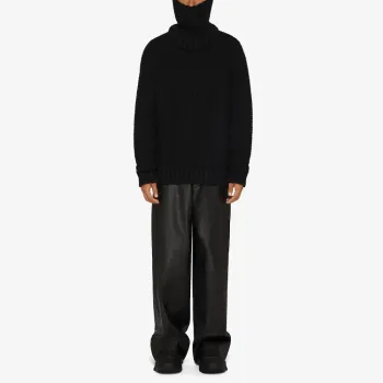 Givenchy Balaclava Textured Crew Neck Sweater