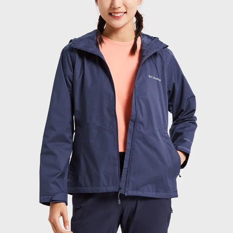 Columbia Waterproof, Windproof, And Abrasion Resistant Windbreaker Jacket Women's Blue-3