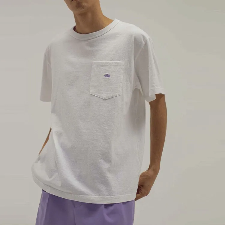 Monkey Time X THE NORTH FACE PURPLE LABEL Monkey Time Collection T-Shirts Unisex White-1
