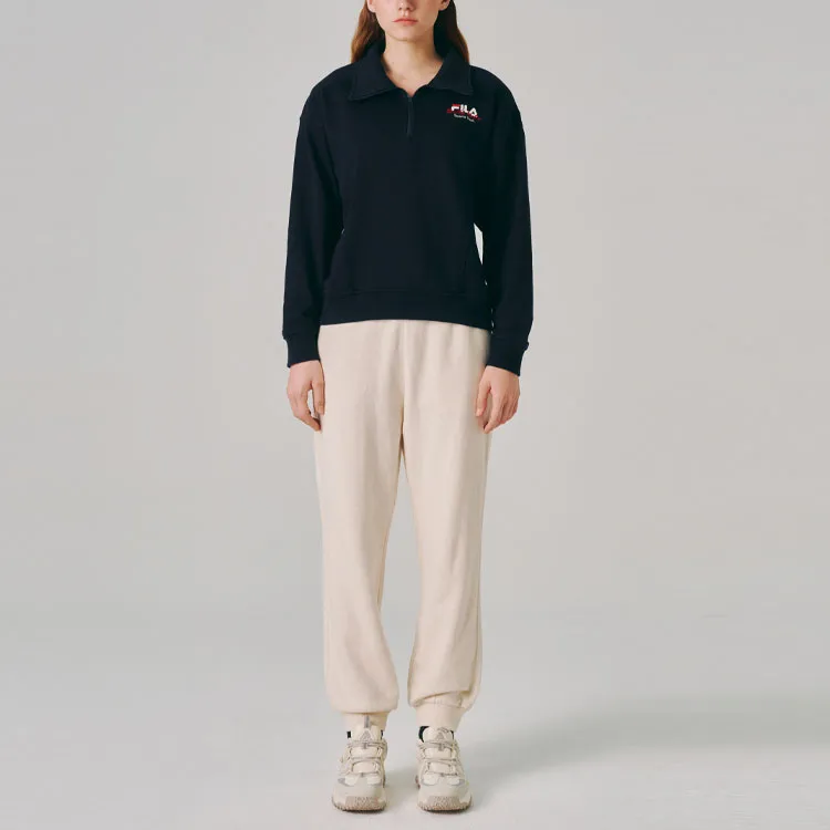 FILA Knitted Sweatpants Women's Ecru-2