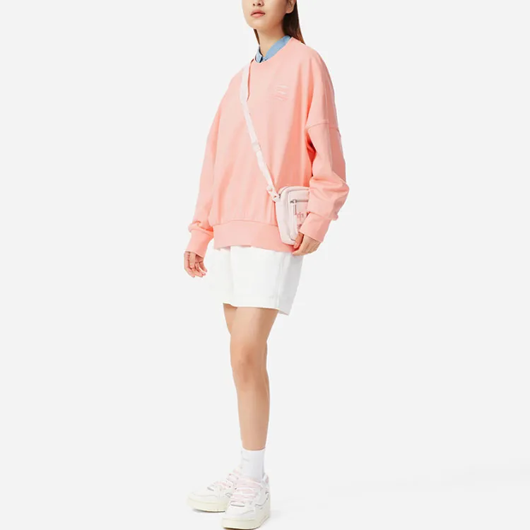 LiNing Sports Life Collection Sweatshirt Women's Bright Lotus Orange-2