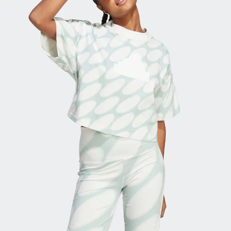 Adidas X Marimekko Regular T Shirt Women's White-1