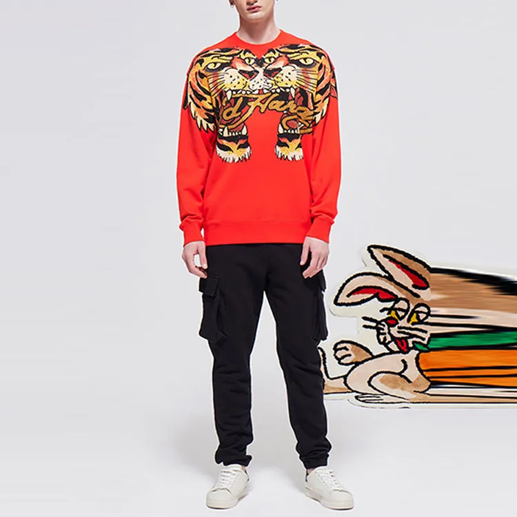 Ed Hardy Sweatshirts Men Red-1