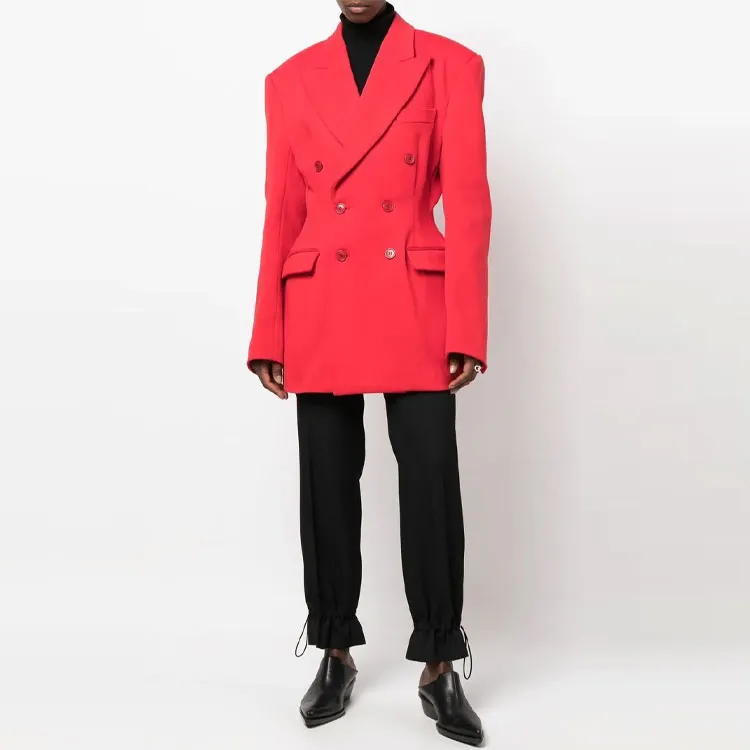 Vetements Business Suits Women's Red-1