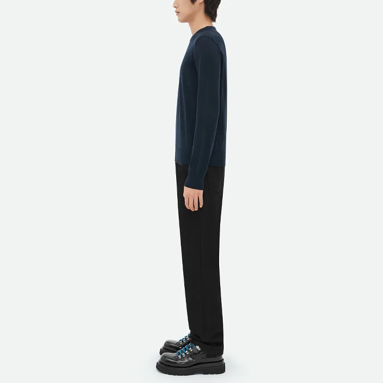 Bottega Veneta Sweaters Men Blue-3