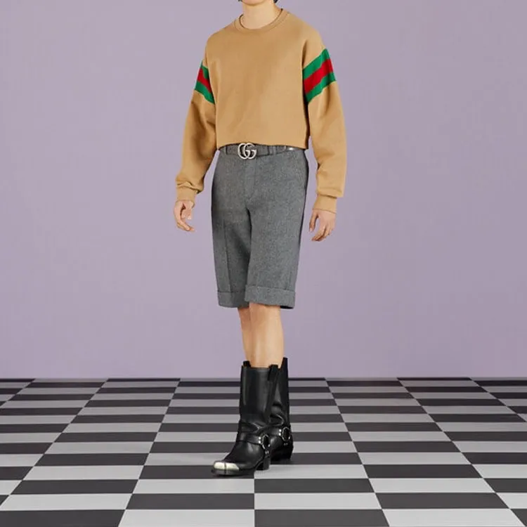 GUCCI Grg Sleeve Crewneck Sweater-3