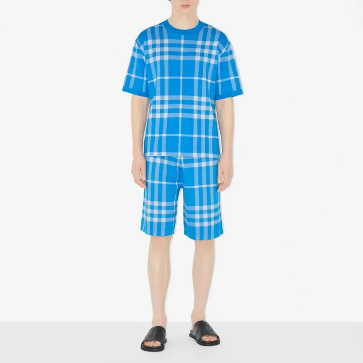 Burberry Check print Bermuda Shorts-2