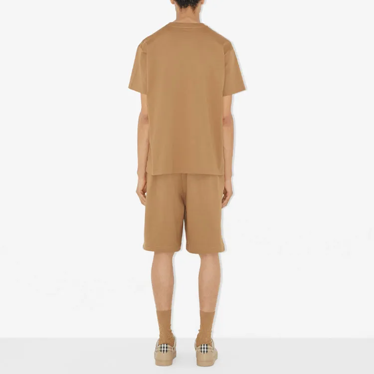 Burberry Embroidered Monogram Ekd Cotton T shirt-2
