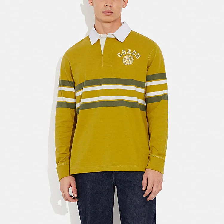 COACH SS23 Polo Shirt Men's Yellow-1