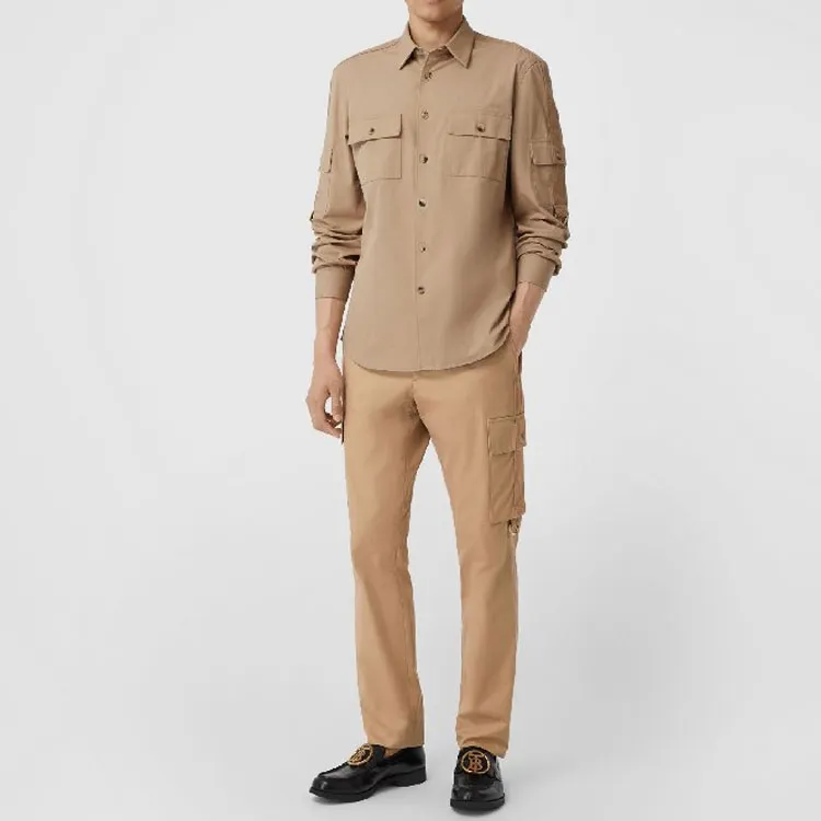 Burberry Casual Pants Men's Light Khaki-2