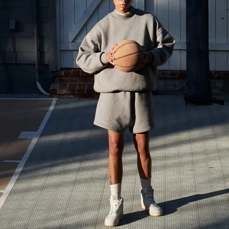 Adidas Originals Adidas Basketball  Chapter 02 Sweatshirts Unisex Dark Oat-2