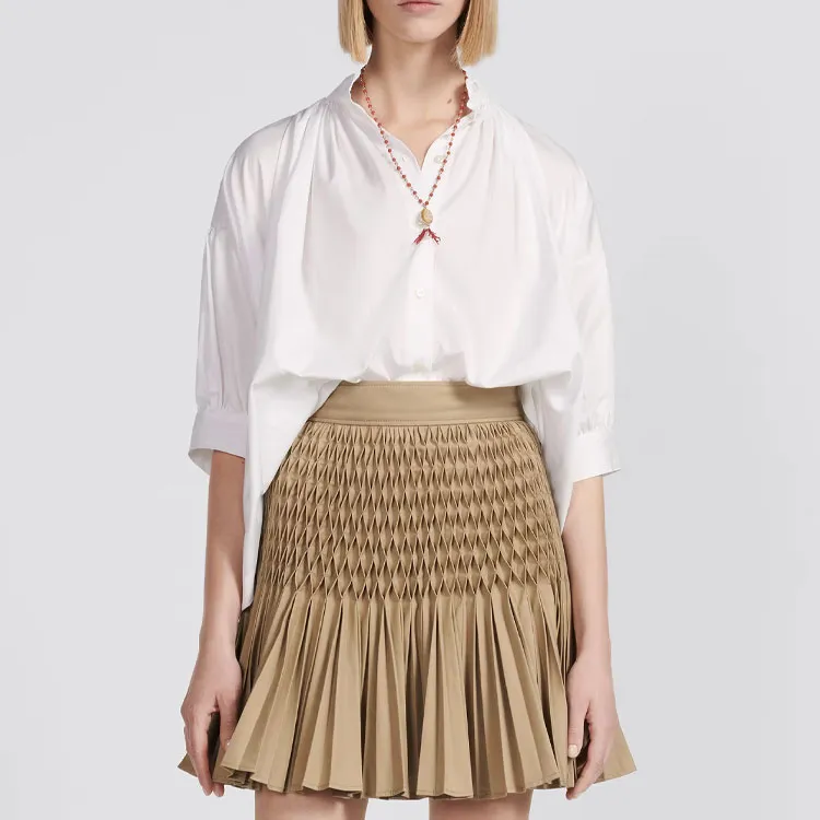 DIOR Pleated Mini Skirt-2
