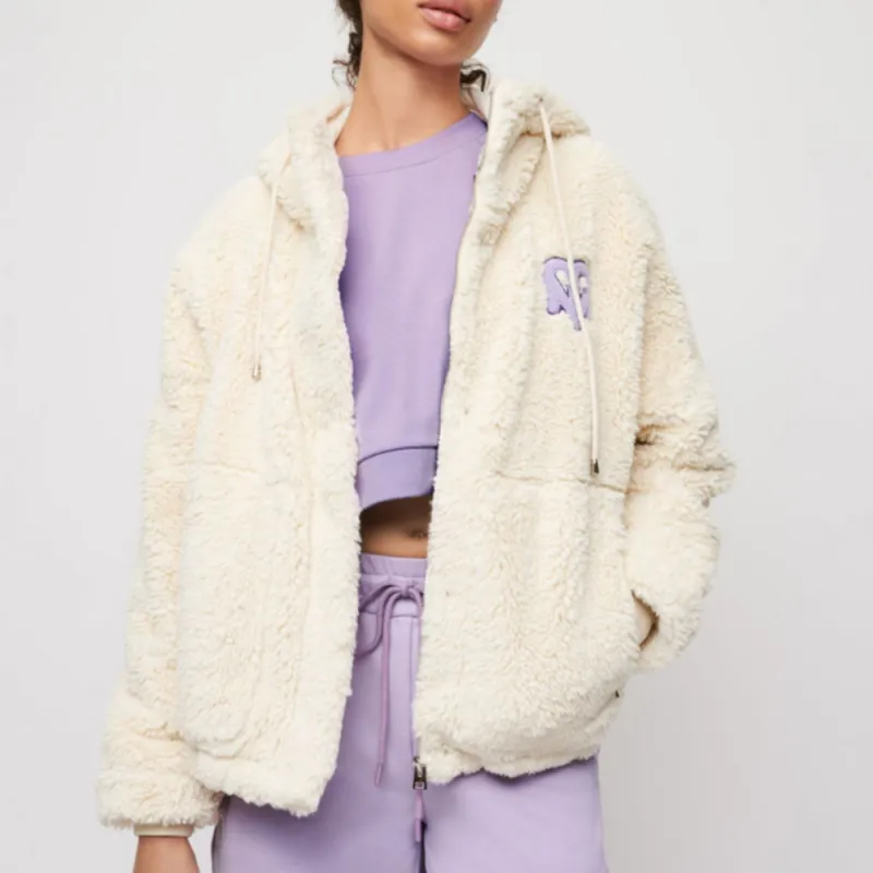 Maje Cropped Coats Women's White-1