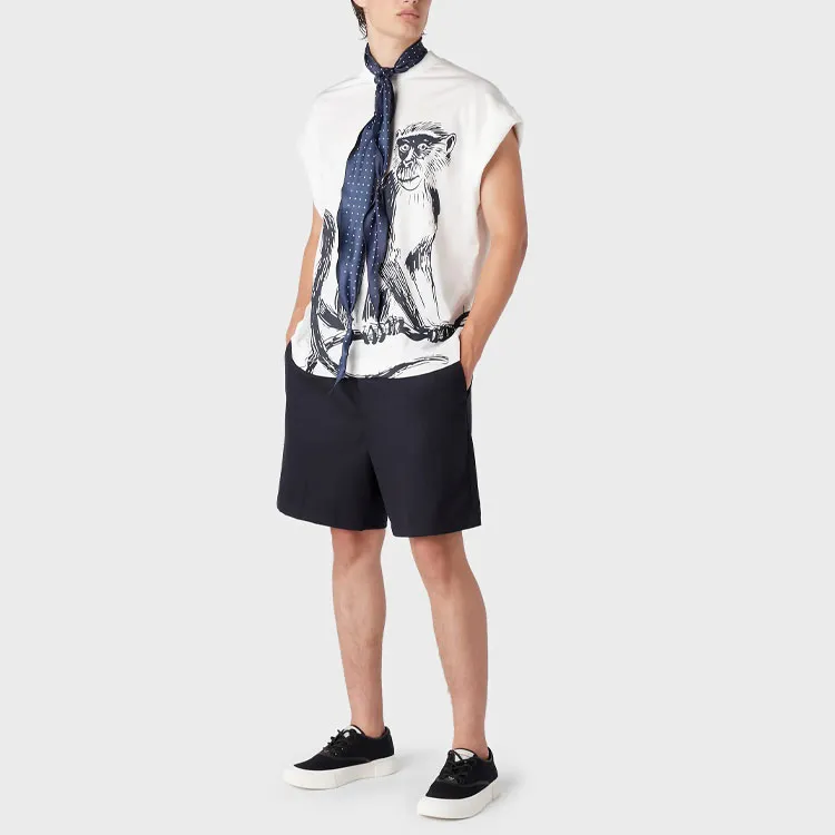 EMPORIO ARMANI SS23 T Shirt Men's White-2