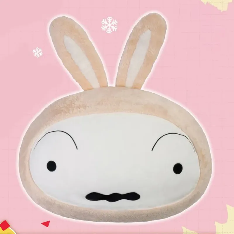 BANDAI Ichiban Kuji Crayon Shin Chan Accompany You Warmly Every Day Final Prize Shiro Dolls Plush Doll 55cm Height-2